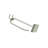 4" Metal Wire Scan Hook: 0.187" Diameter, 50-Pack