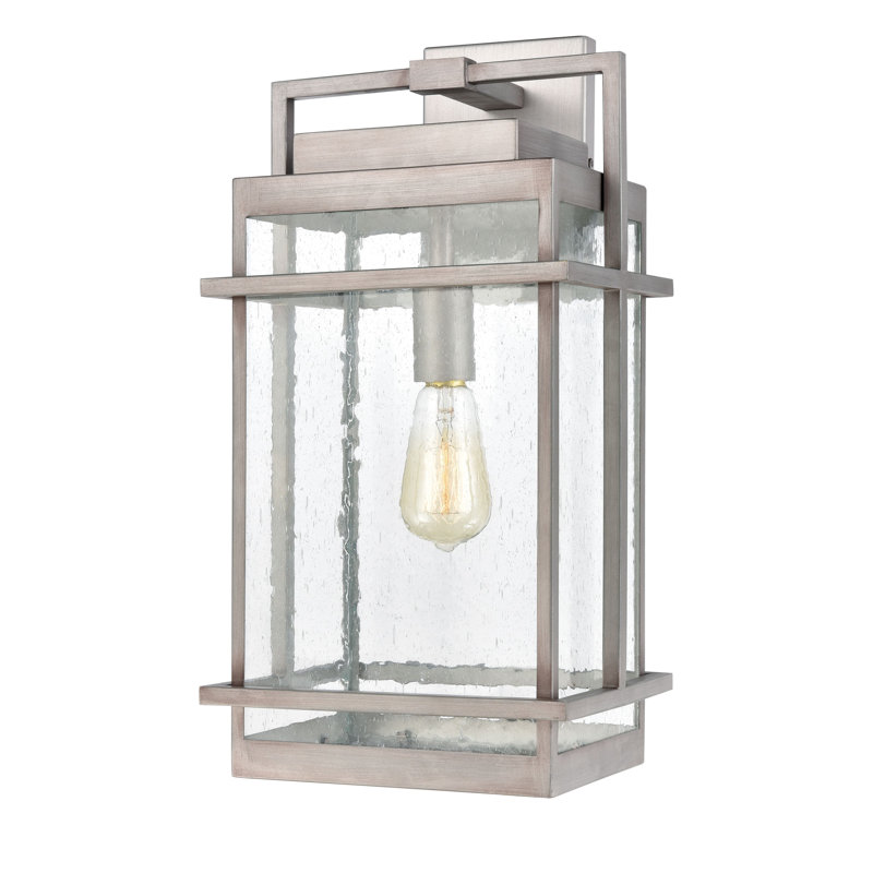 Breckenridge 22'' High 1-Light Outdoor Sconce - Weathered Zinc, 22" H x 10" W x 8" D