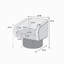 Fauteuil demi-tonneau pivotant de 28 po Adkisson-1021870429