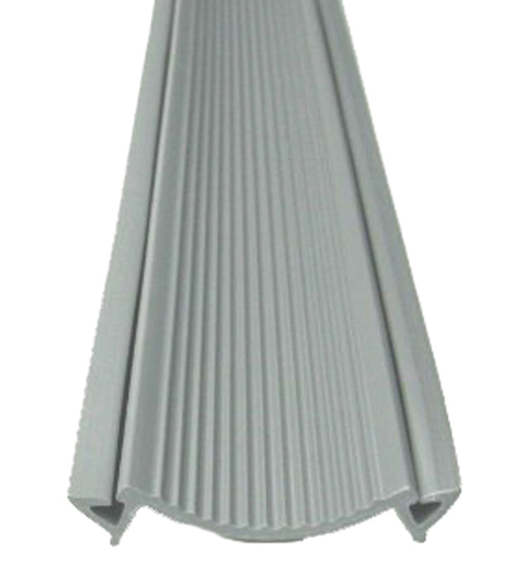 Vinyl 36'' L End Cap in Gray