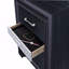 Table de chevet noire