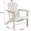 Chaise Adirondack d'extérieur, gris ardoise-802534585