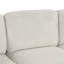 Canapé modulaire Canapé modulaire rembourré en chenille de 111,8 po avec repose-pieds de rangement mobile pour le salon, blanc-1448080224