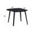 Real Black Finish Dining Table