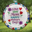 Panneau de vitrail pour fenêtre Love You Mom-129204607