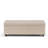 Hamilton 48"W Upholstered Linen-Look Fabric Transitional Rectangular Lift-Up Storage Ottoman Bench with Nailhead Trim-1406290037