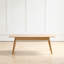 Table basse polyvalente, table basse en bois massif avec tablette de rangement, idéale pour étudier et travailler de la maison, facile à assembler