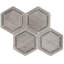Carreau de mosaïque en pierre naturelle 6 po x 6 po Oxford