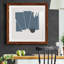 «Blue Felt IV», reproduction encadrée de qualité supérieure - prête à être accrochée-728648272-728648284-728687796