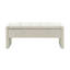 Table basse moderne avec rangement - tissu d'ameublement gris lin pour chambre à coucher, table basse de salon-350484814