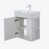 Blanc / gris clair est en rupture de stock