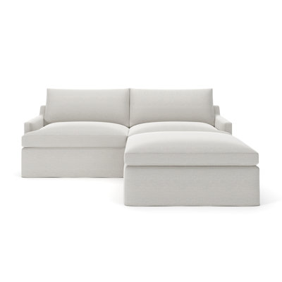 Wrenley 3-Piece Slipcovered Modular Sectional