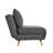 Convertible Tri-Fold Sleeper Chair with Pillow, Channel Stitching, and Hideaway Legs-1693377259