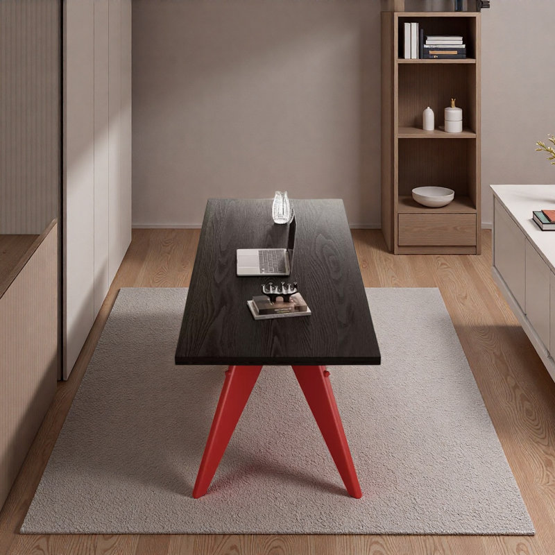 Bureau rectangulaire moderne, durable et multifonctionnel, H 29,52 po x l 55,11 po x P 27,55 po