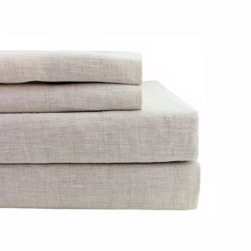 Brima 100% Linen - Set of 2, King, White