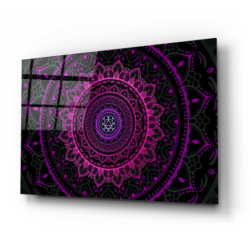 Zen Mandala 3 Luxe Metal Wall Art in 24" x 16"