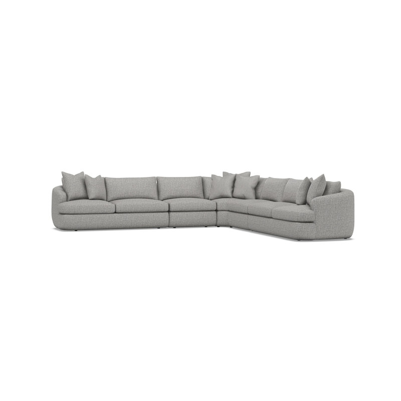 Jules Fabric 5 Pc Sectional, 1697-011