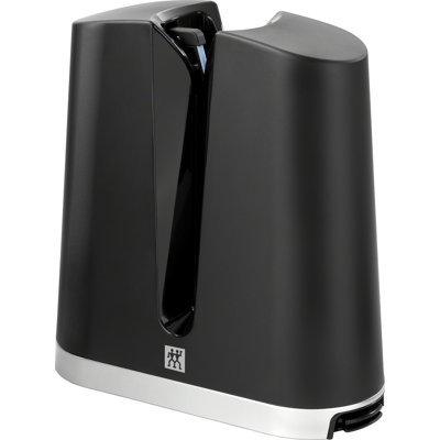 ZWILLING V-Edge Professional Knife Sharpener, for both Western and Japanese Blades, Black