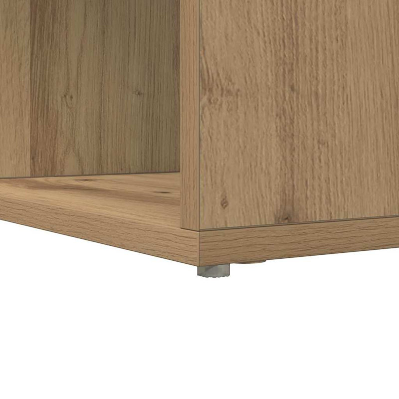 L-Shaped Computer Desk, Artisan Oak