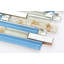 Glass/Seashell Linear Mosaic Wall Tile