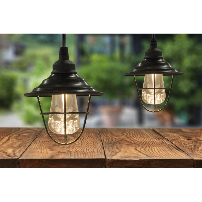 Enbrighten Cafe Light Shades, Oil-Rubbed Bronze Cage