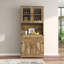 Armoire de bar avec porte-gobelet Arleatha