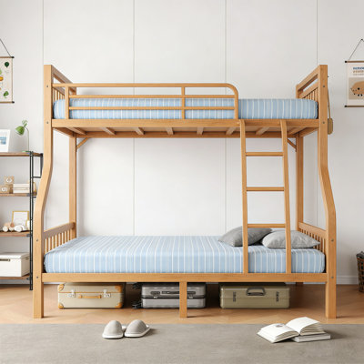 Obsidian Nest Twin-over-Full Bunk Bed Frame