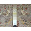 Tapis oriental noué à la main 3 pi 10 po x 5 pi 9 po Peshawar avec Bijar Garus, collection Aryana, teinture végétale, laine de haute montagne, tapis tissé dense