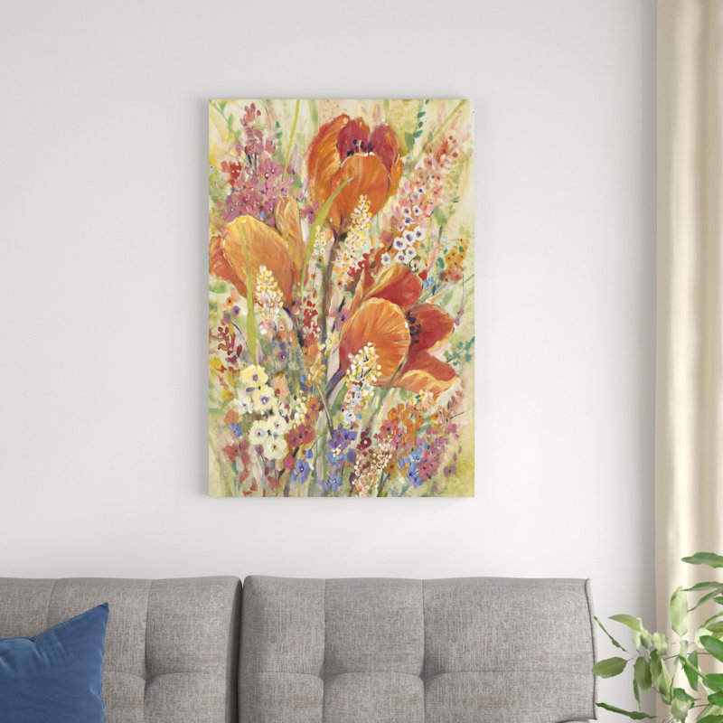 Printemps Bloom II, H 36 po x l 24 po x P 1,25 po