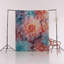 Tapis décoratif bleu et rose-592267809