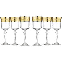 Rosdorf Park Fiza 2 - Piece 12oz. Glass All Purpose Wine Glass Stemware Set