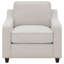 Fauteuil d'appoint rembourré en tissu