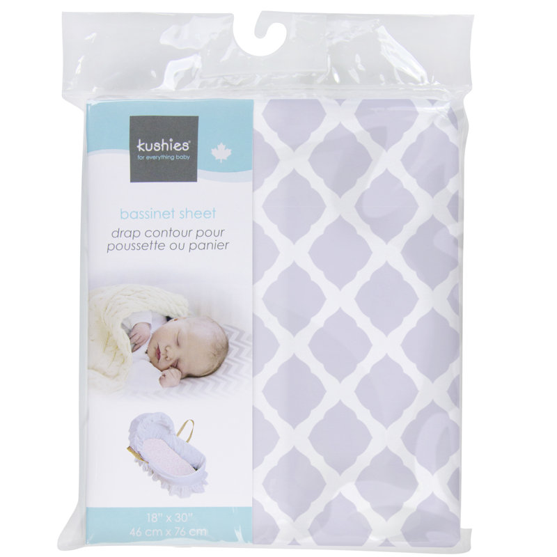 Drap en flanelle pour landau Gertie, Lilas