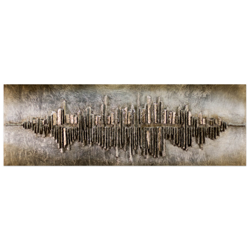 Frequency 1000 print on wood