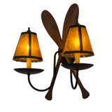 Rustic Lodge 2 - Light Candle Wall Light