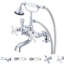 Robinet de baignoire à pattes avec douche à main Stonington-19139524-19139527