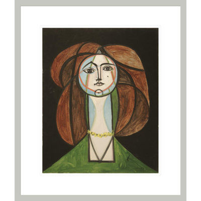 Femme au collier jaune par Pablo Picasso