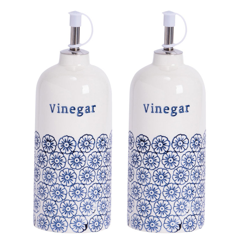 Porcelain Single Oil / Vinegar Cruet