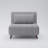 Jazariah Upholstered Pillow Back Convertible Chair-1445076191