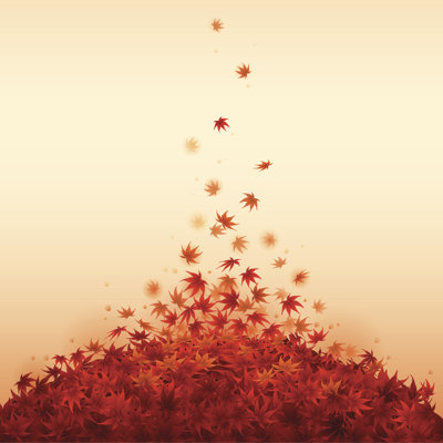 «Autumn Leaves Falling», impression sur toile tendue