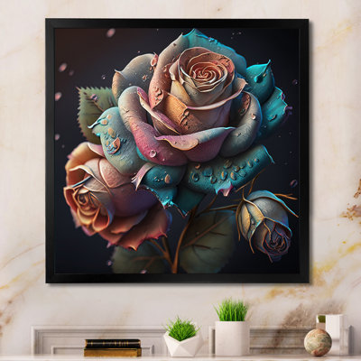 " Multicolor Hyperrealistic Roses "
