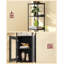 Barnet 40 cm W Steel Etagere Bookcase-80141240