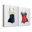 Maillots de bain I - ensemble de 2 impressions sur toile tendue-934783462