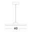 ANDRIA 1 - Light WHITE LED Pendant
