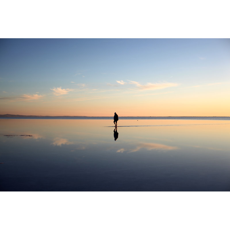 Old Man Walking - Wrapped Canvas Print, 30cm H x 46cm W