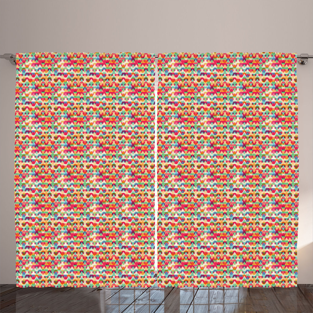Semi Sheer Curtain Pair