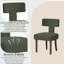 Chaises de salle à manger en forme de T Boucle Lamb (ensemble de 6)-217507476