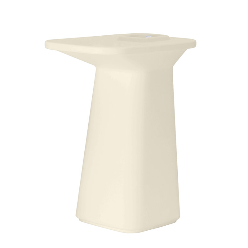 Noma Plastic Bar Table, Ecru