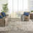Durand Abstract Modern Machine Woven Area Rug in Beige/Gray-102547220-54556719