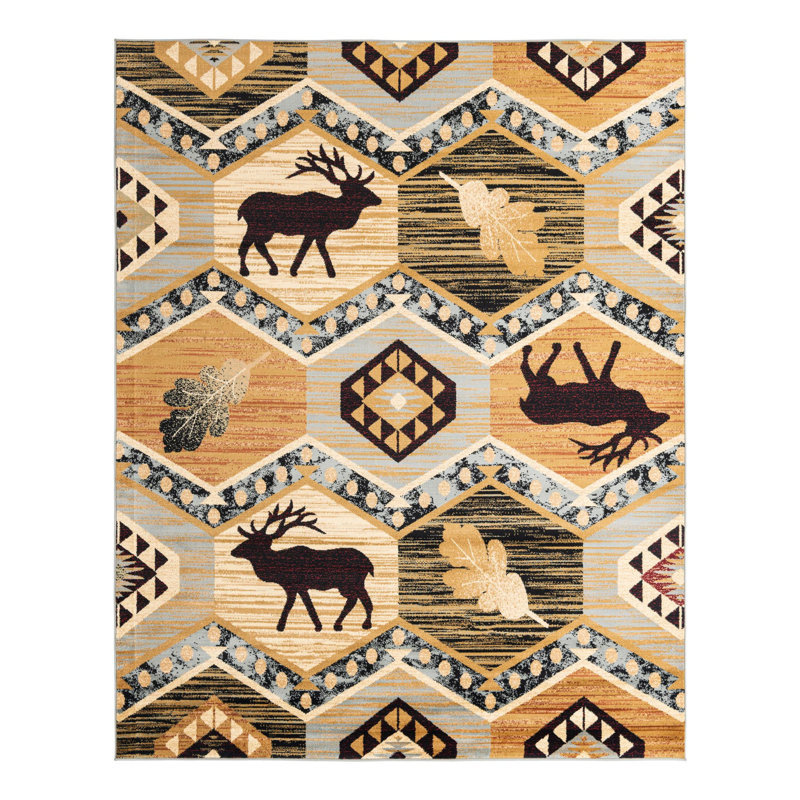 Pioneer Geometric Indoor Rug, Rectangle 7'10" x 10'